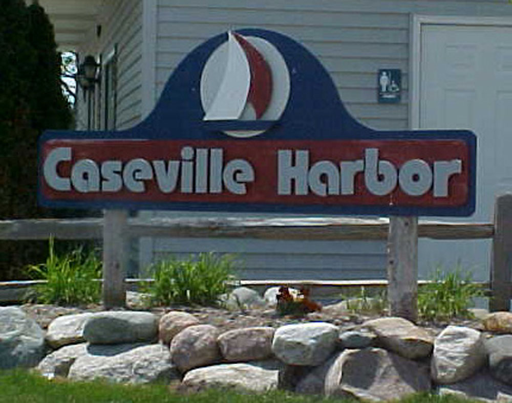 Caseville Harbor Sign